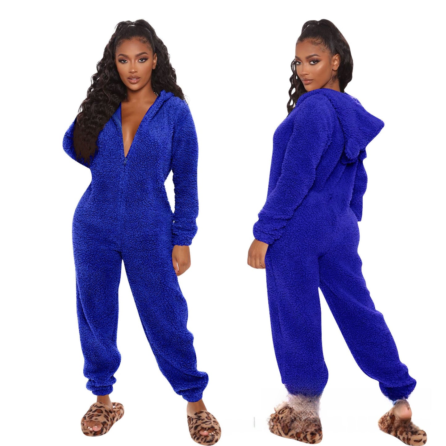 Plush Jumpsuit Loungewear