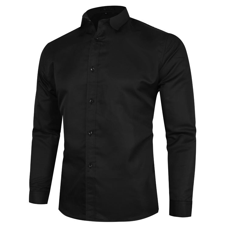 Mens Long Sleeve Business Casual Shirt