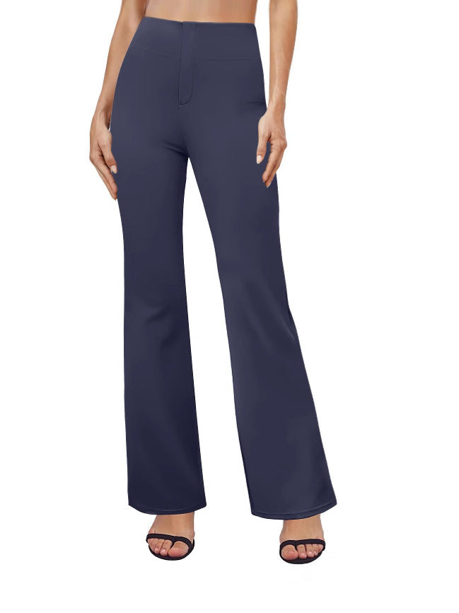 Pantalones deportivos de pierna ancha para mujer 