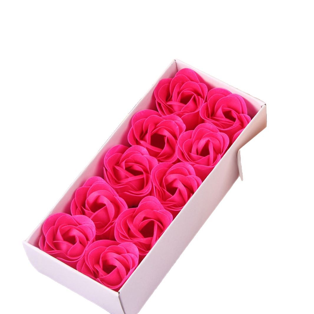 Double Heart Rose Soap Flower