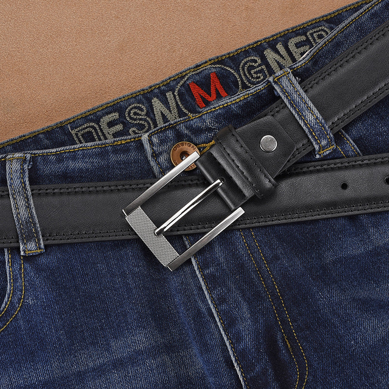Men's PU Casual Pin Buckle Belt