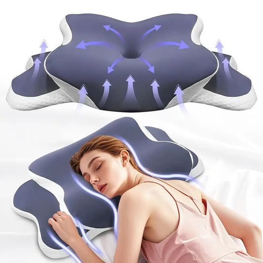 Ergonomic Butterfly Memory Foam Pillow