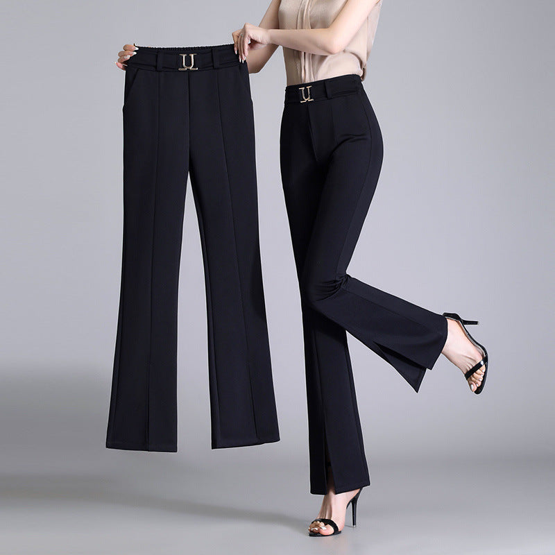 Pantalones acampanados para mujer 