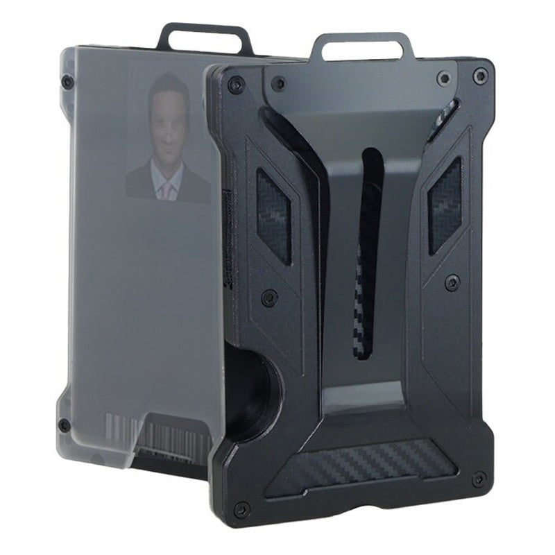 Aluminum alloy business card holder