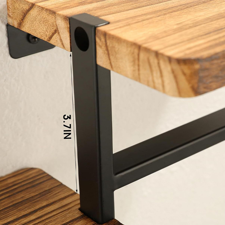 Foldable Wood Bathroom Storage Rack