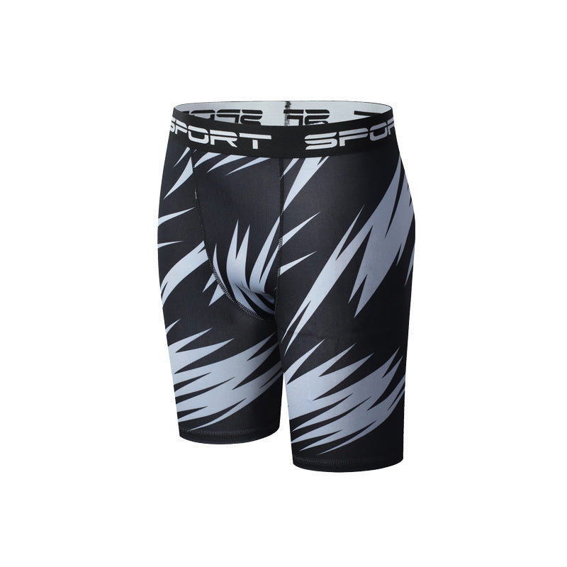 Mens Quick Dry Elastic Sports Shorts