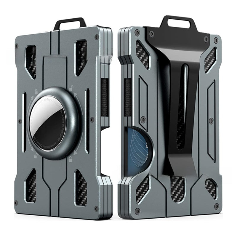Aluminum alloy business card holder