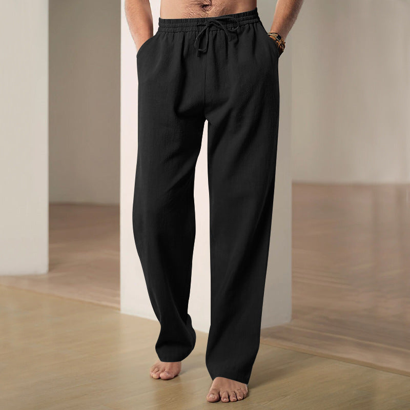 Men's Breathable Linen Casual Sports Trousers