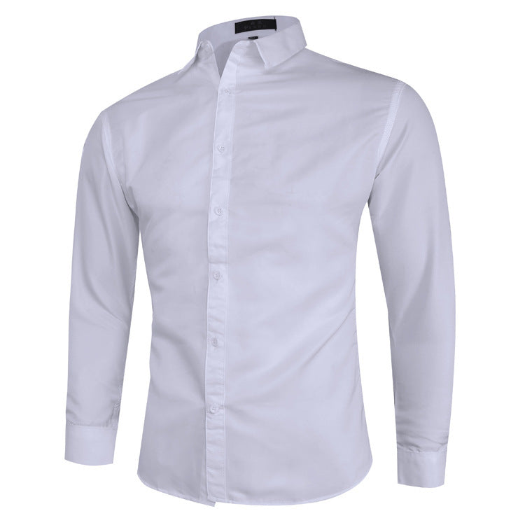 Mens Long Sleeve Business Casual Shirt