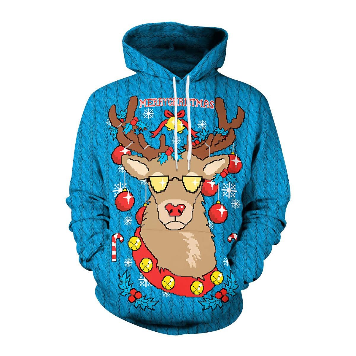 3D Digital Printing Hooded Sweater