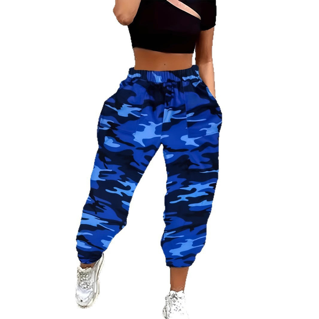 Pantalones casuales transpirables y holgados para mujer. 