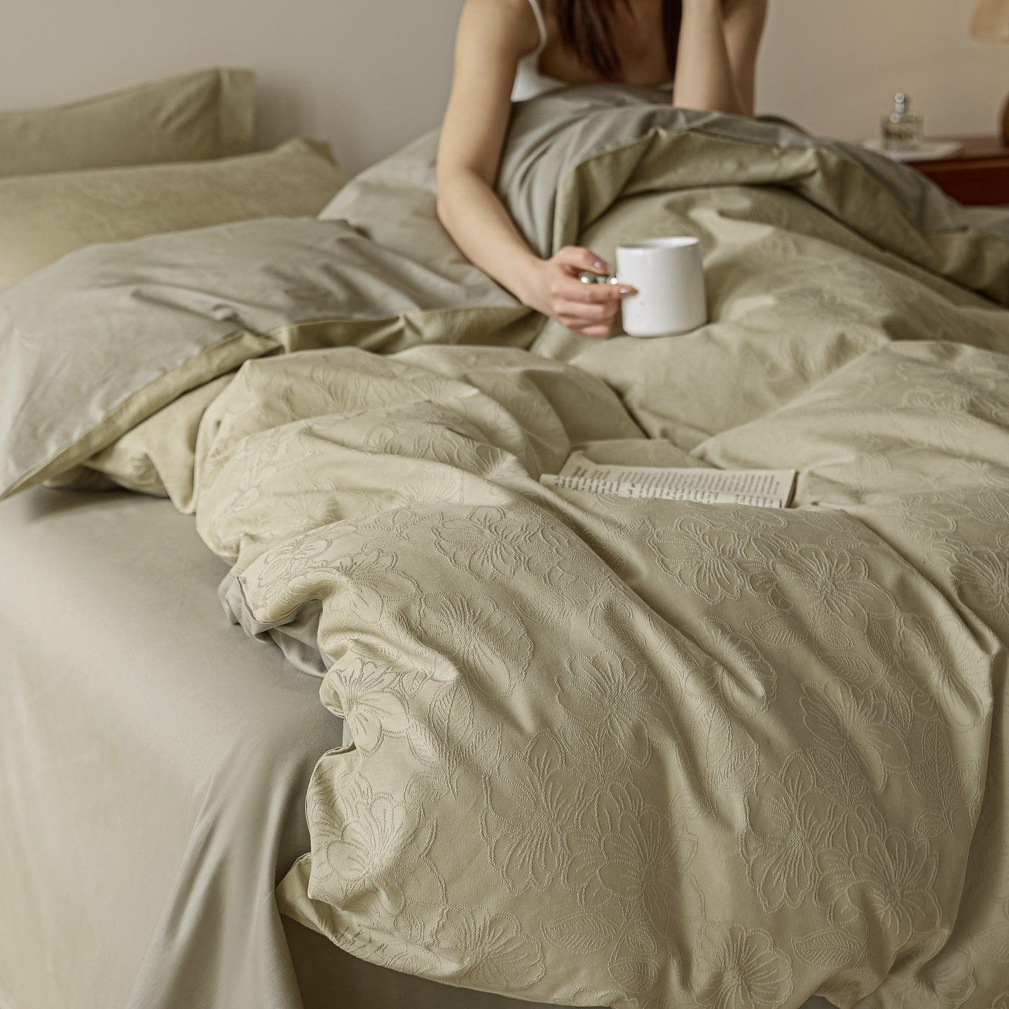 Luxury Cotton Jacquard Bedding