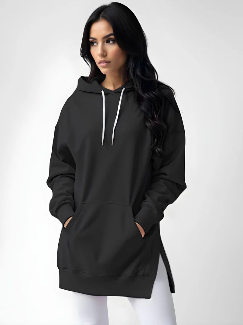 Womens Hooded Pullover Sweatshirt with Pocket