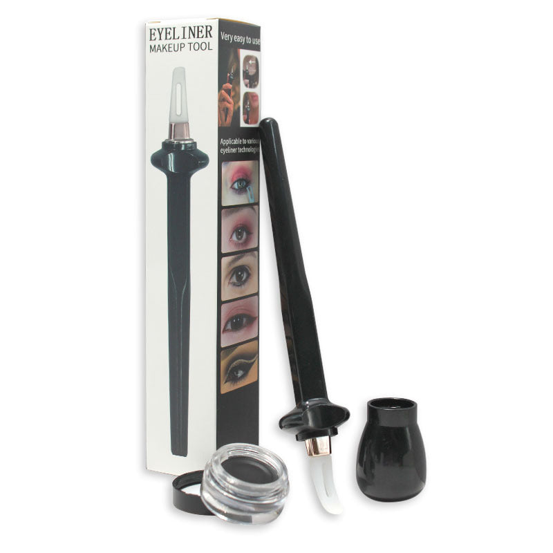 Liquid Eyeliner Silicone Eyeliner Brush Set Is Waterproof and Does Not Smudge, and Is a Tool for Repeatedly Drawing Eyeliner