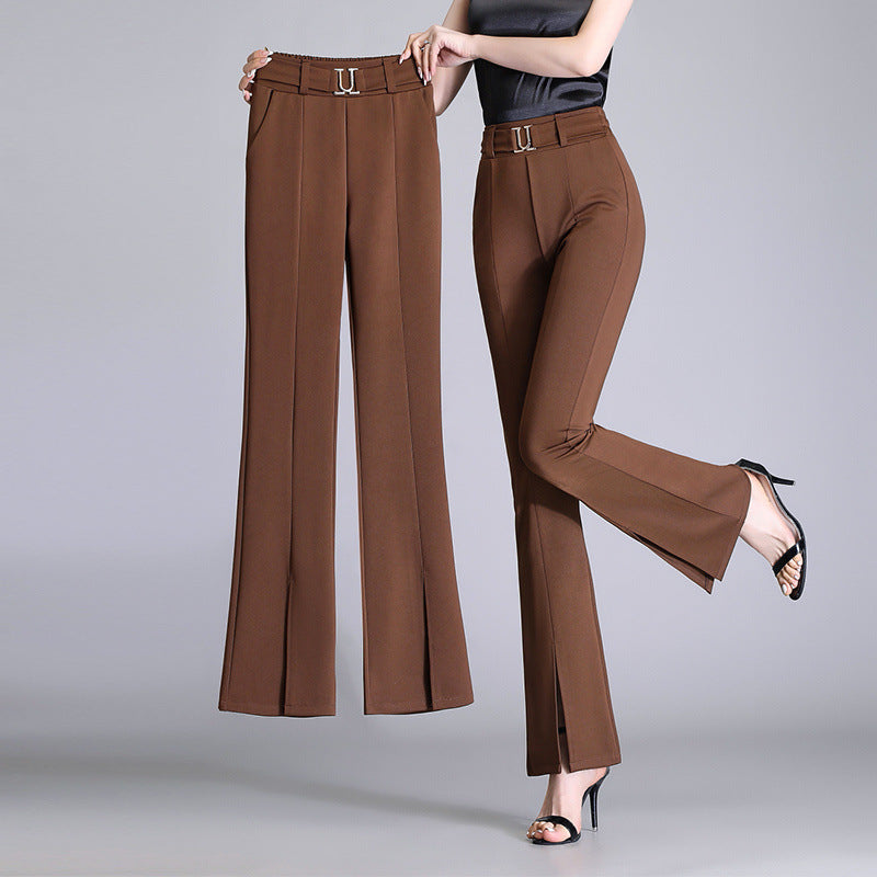 Pantalones acampanados para mujer 