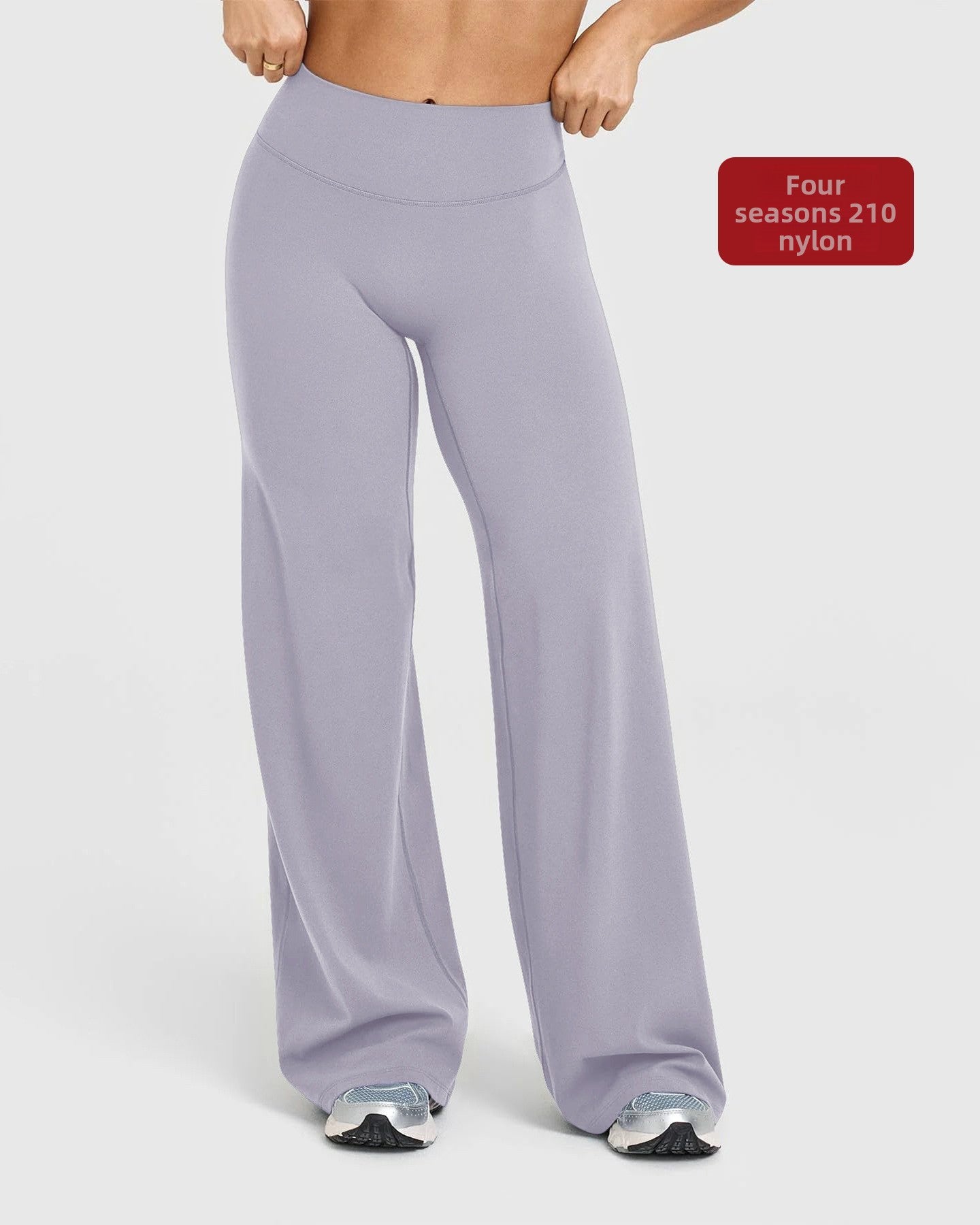 Pantalones rectos y anchos 