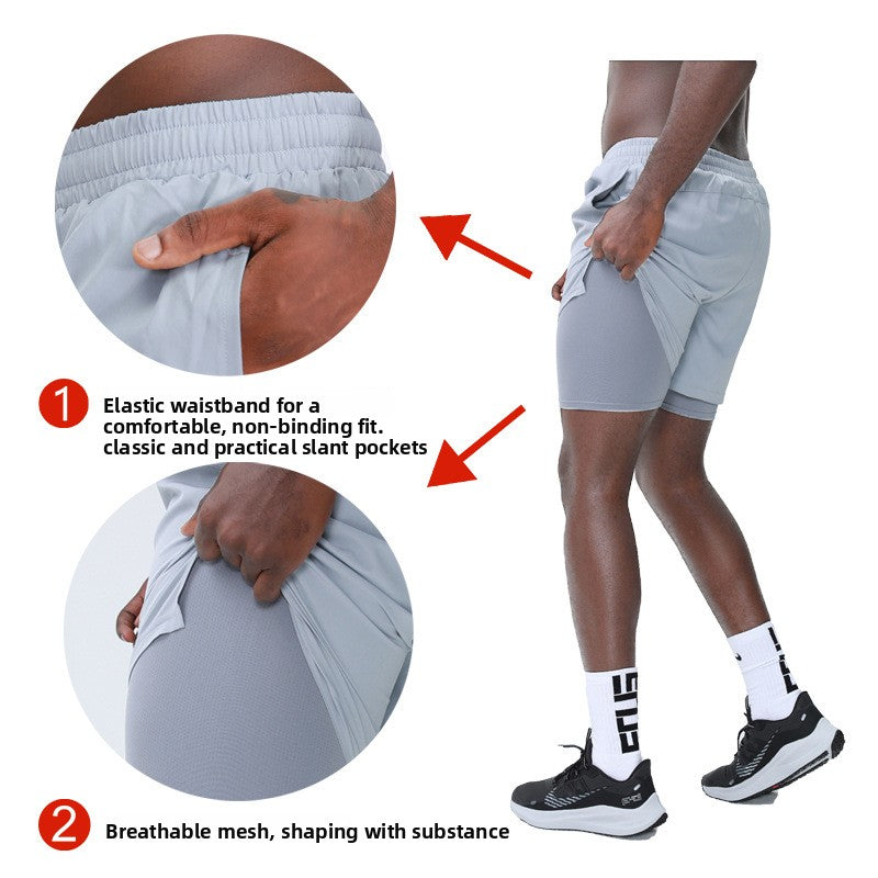 Quick-drying sports shorts