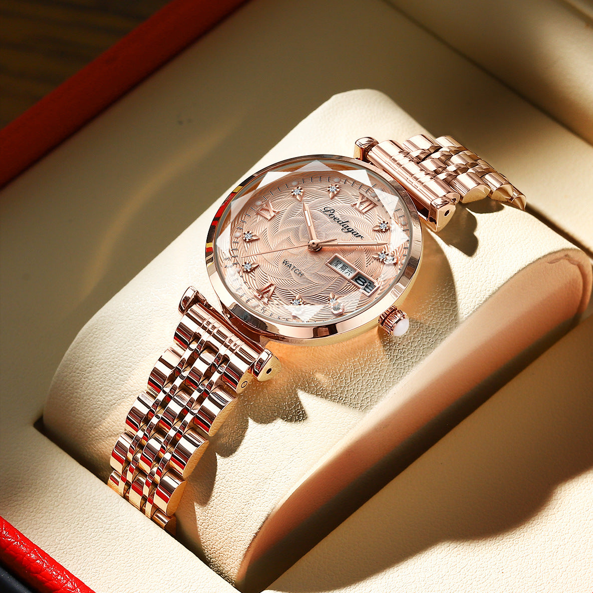 Waterproof luminous women's glow-in-the-dark watch