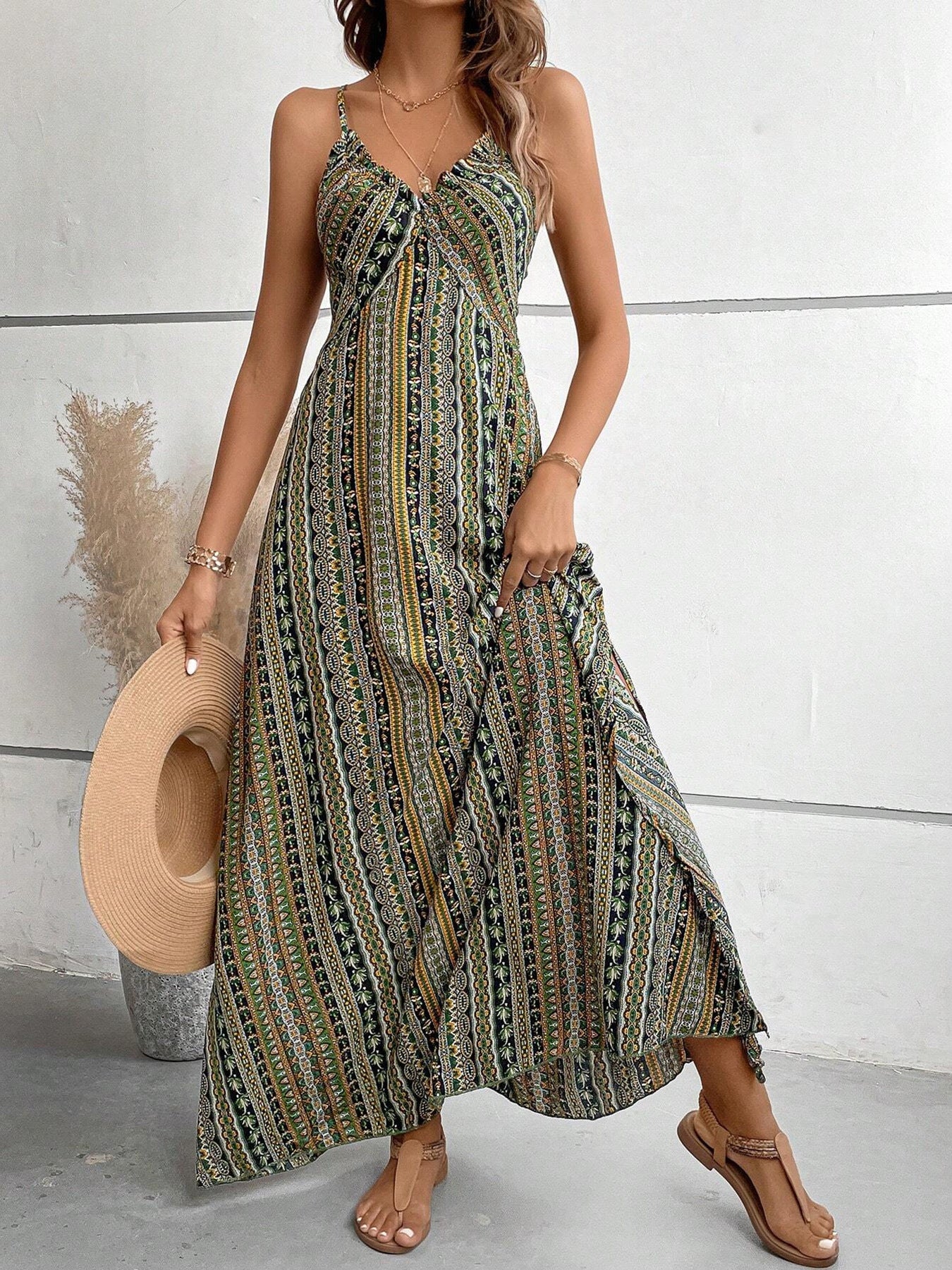 V-neck Women's Dress