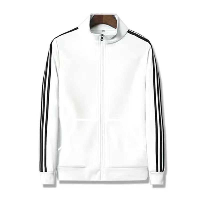 Casual Sports Suit Stand Collar Cardigan and Pants Set