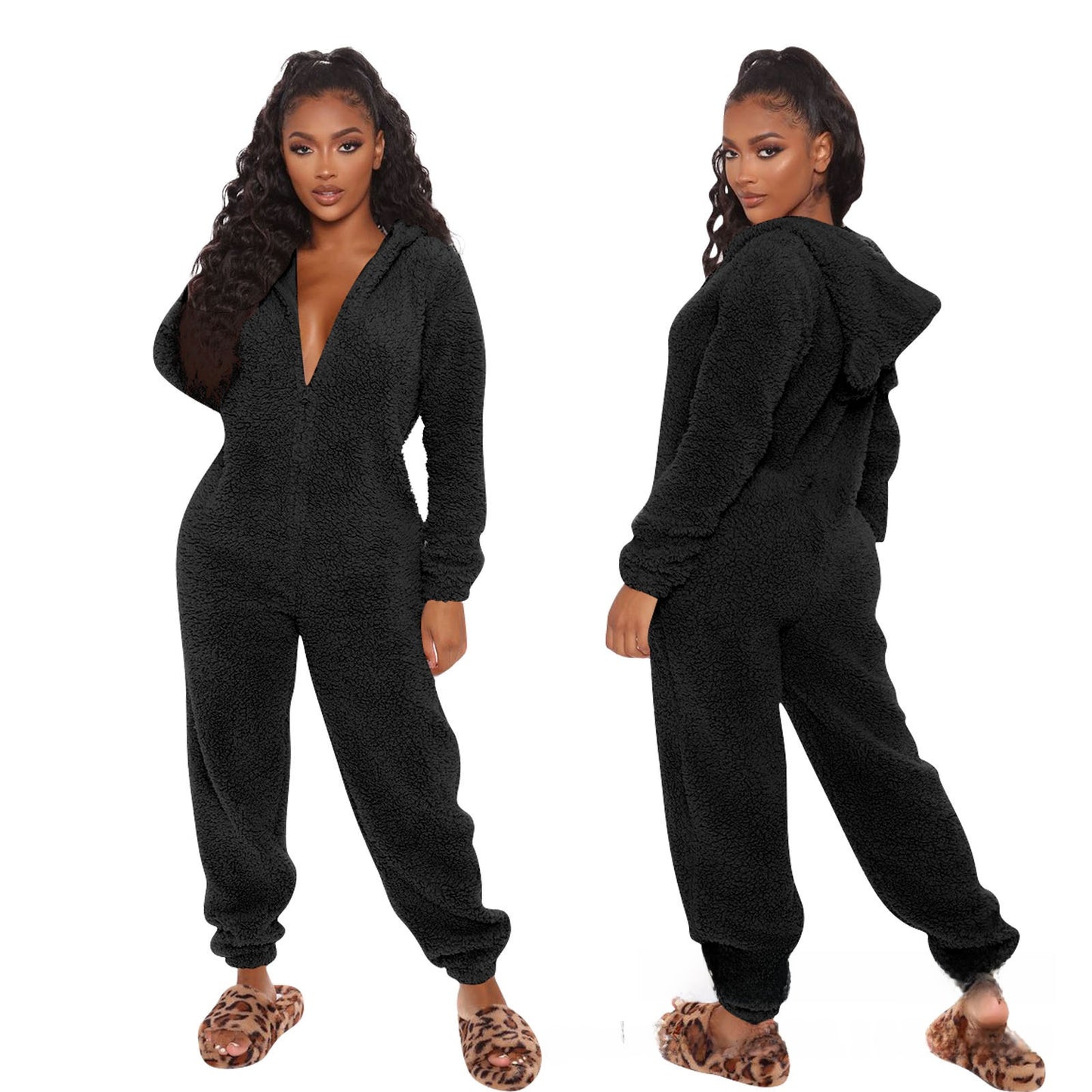 Plush Jumpsuit Loungewear