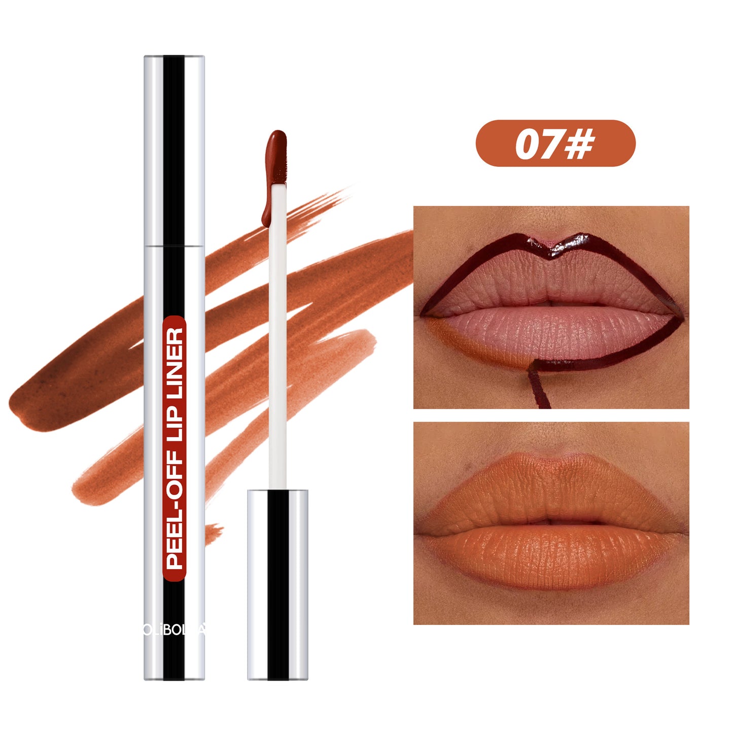 Peel-Off Lip Liner Moisturizing Long-Lasting