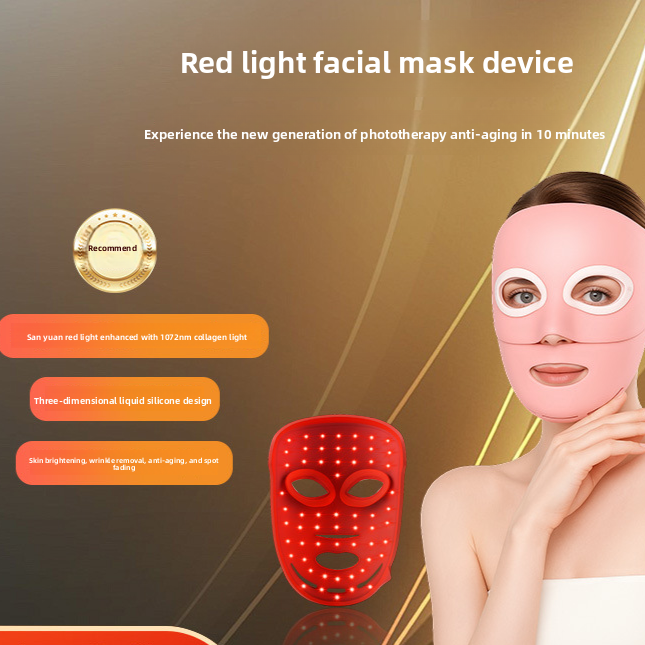 LED Red Light Therapy Facial Mask
