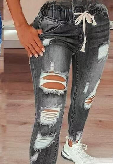 Women's slimming and buttock-lifting trousers