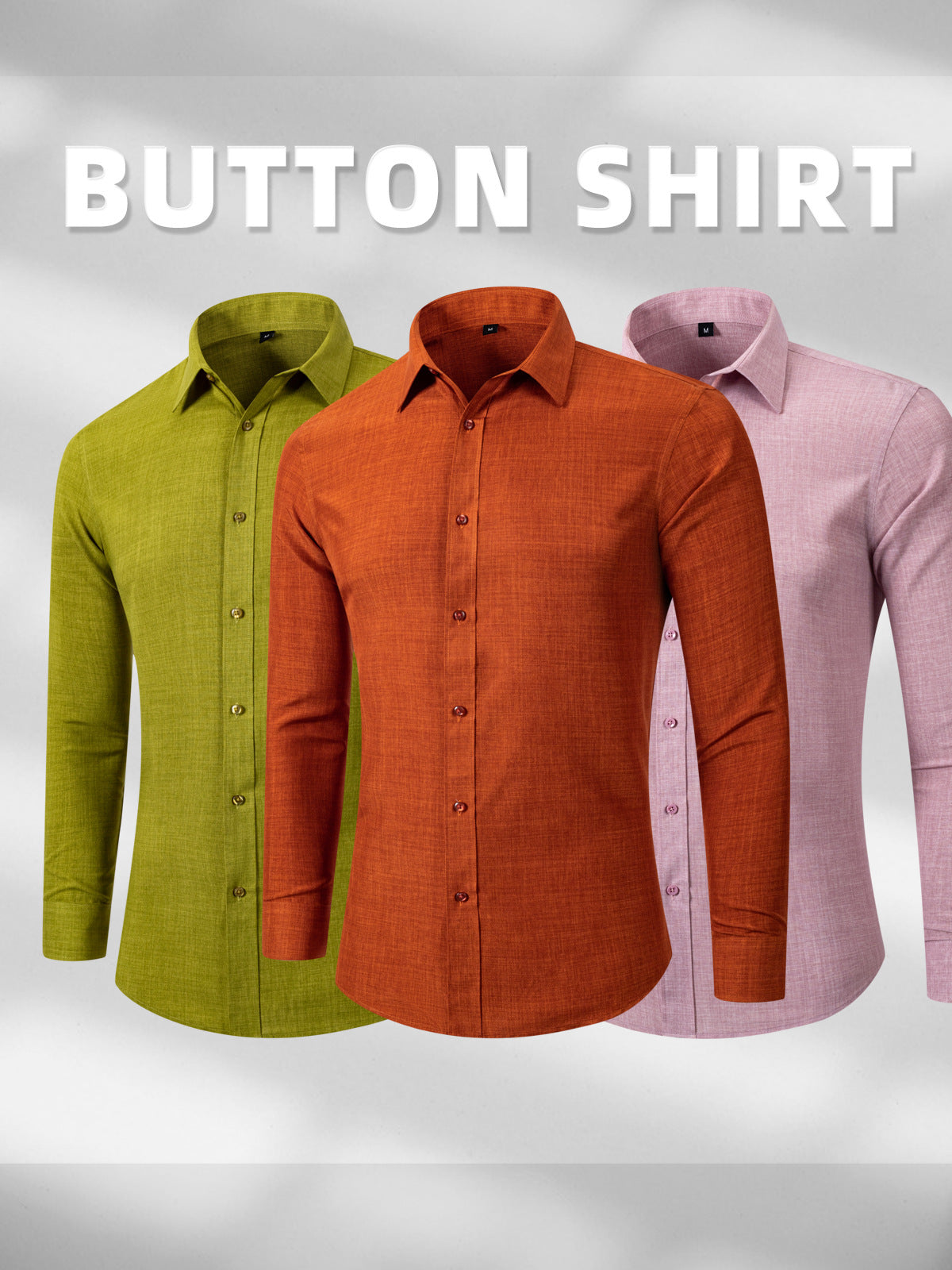 Mens Long Sleeve Business Shirt