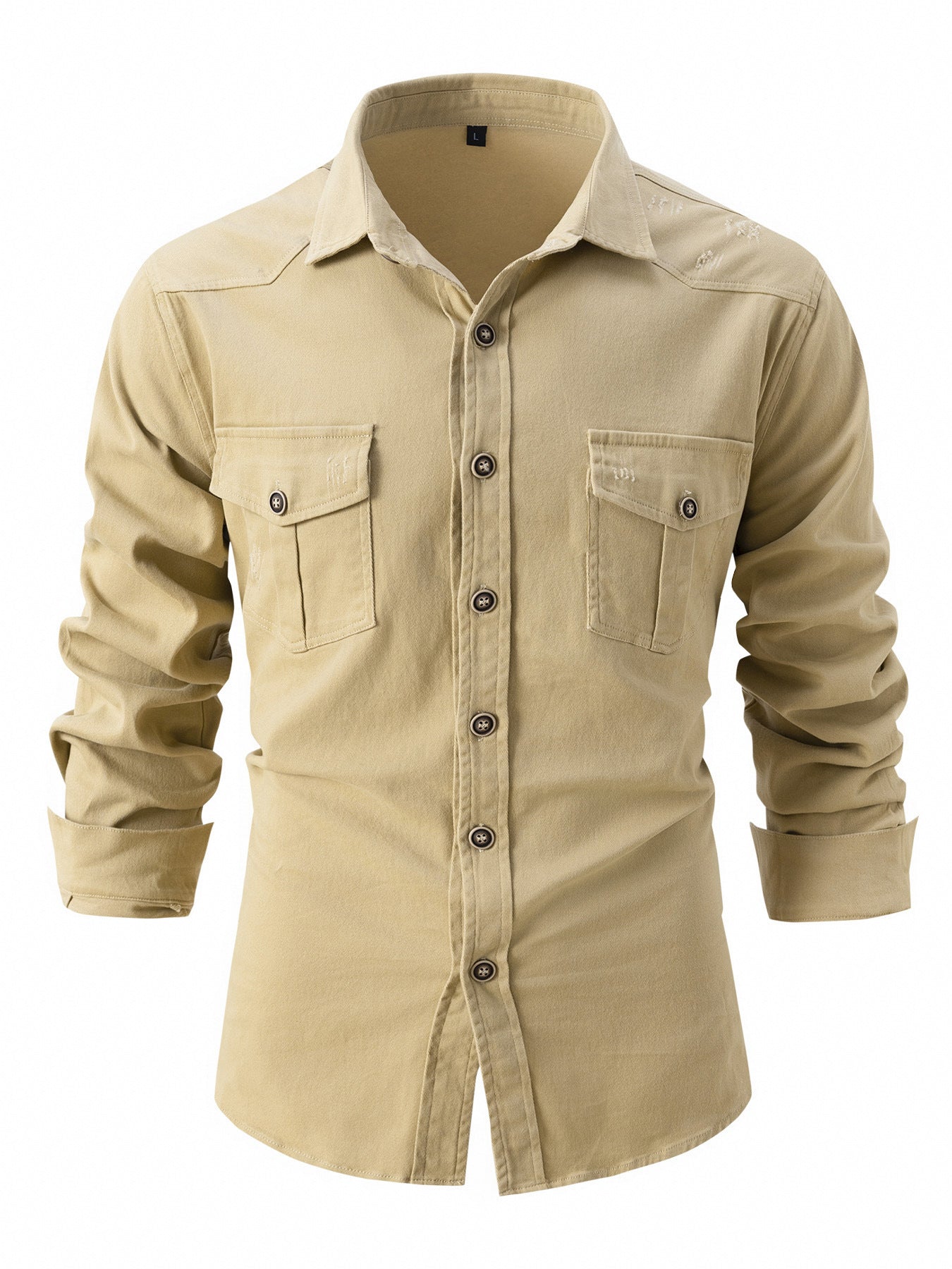 British slim fit men's cotton shirt