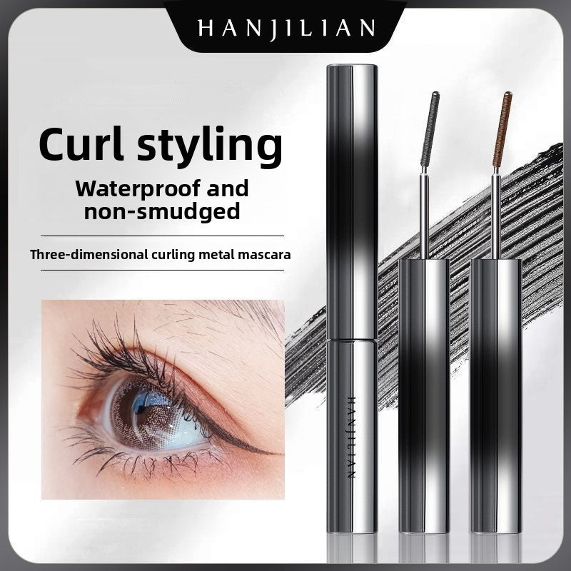 Mascara is waterproof, not prone to smudge, slender, curly and thick